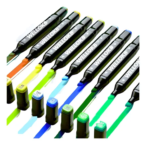 Kit 60 Cores Canetinhas Touch Profissional® - Imagem 2