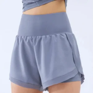 Shorts Feminino Fitness Cintura Alta com Bolso TechSport®