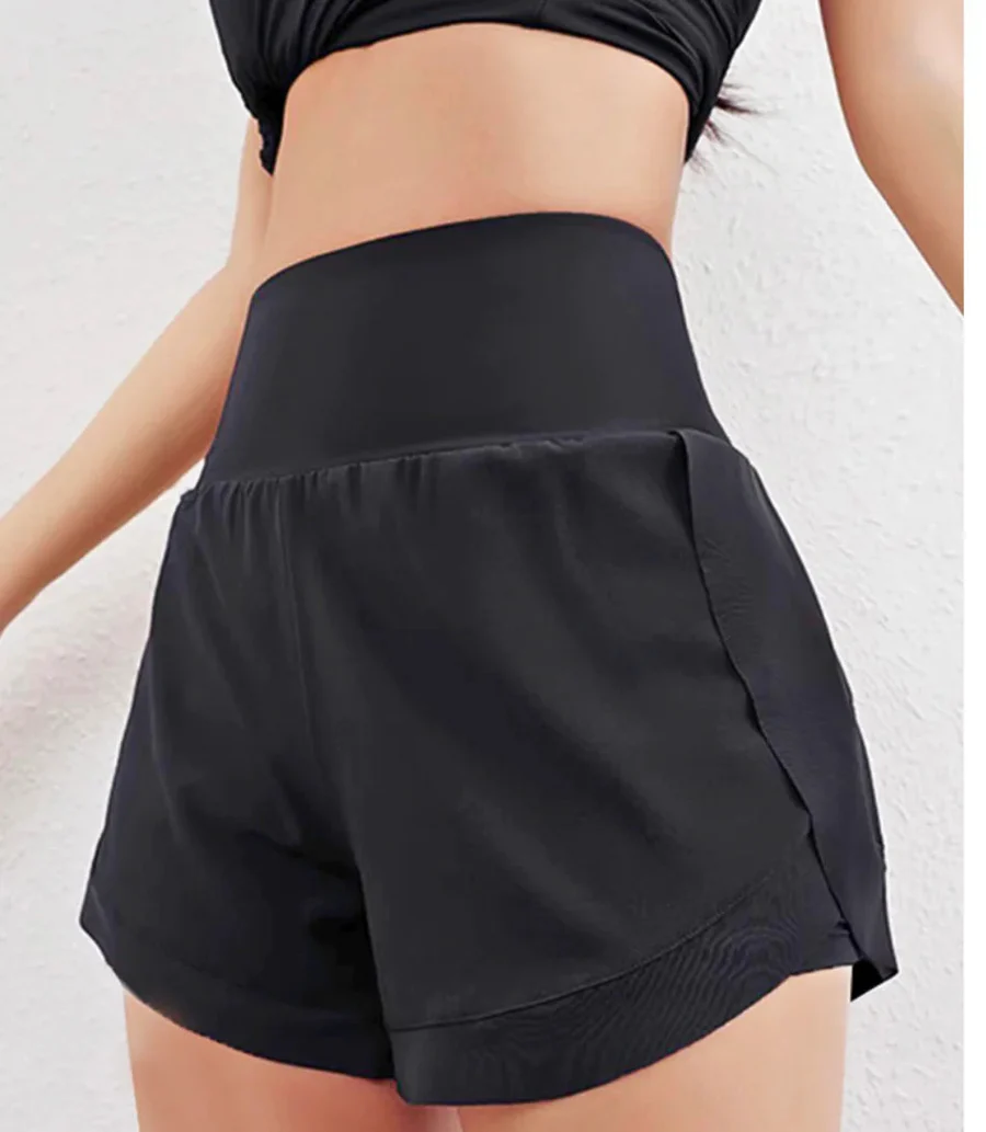 Shorts Feminino Fitness Cintura Alta com Bolso TechSport® - Imagem 4