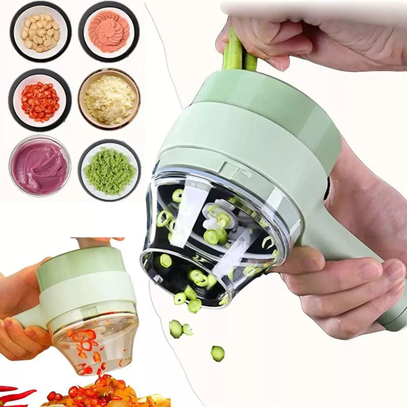 Triturador de Legumes Elétrico Manual Tritura Tudo® - Imagem 2
