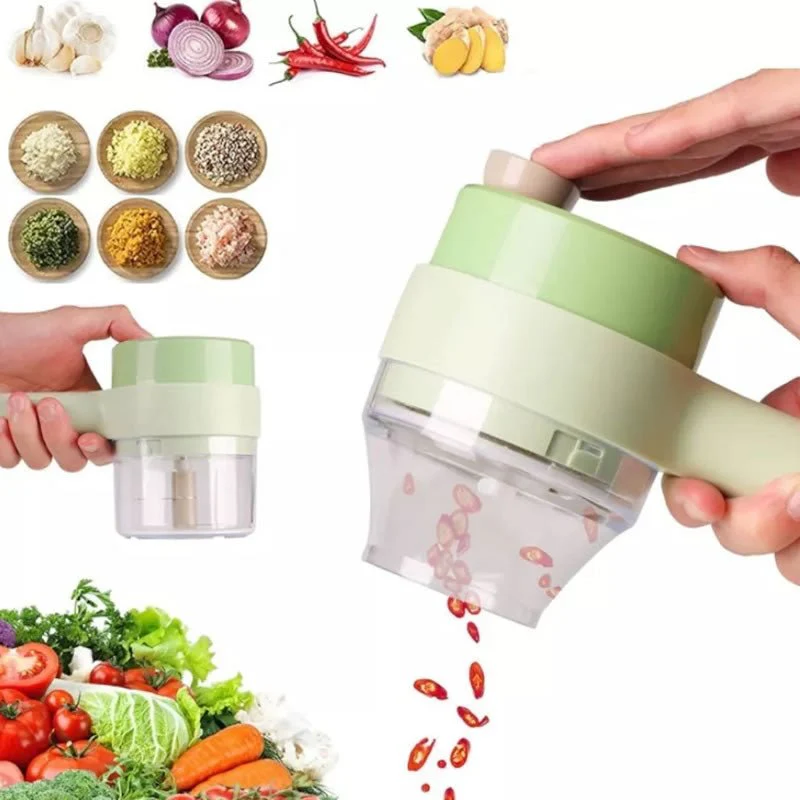 Triturador de Legumes Elétrico Manual Tritura Tudo® - Imagem 3