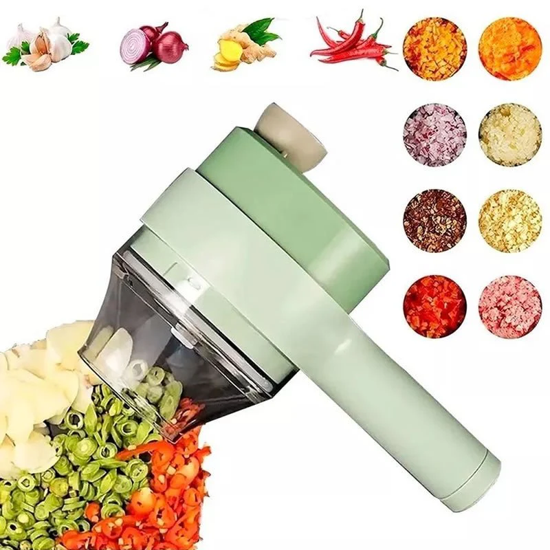 Triturador de Legumes Elétrico Manual Tritura Tudo® - Imagem 4