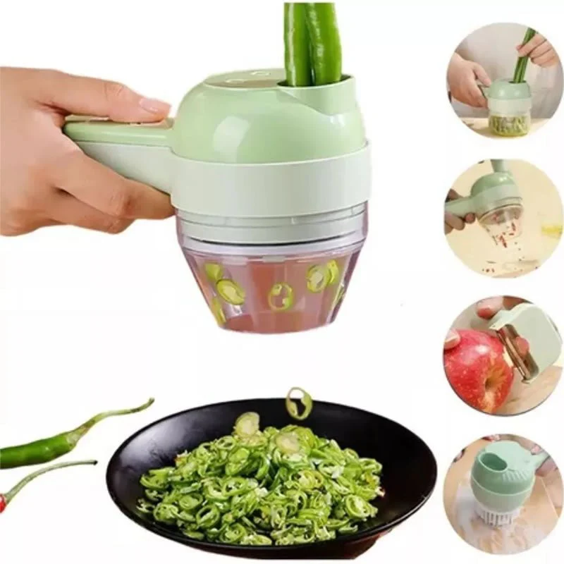 Triturador de Legumes Elétrico Manual Tritura Tudo® - Imagem 5